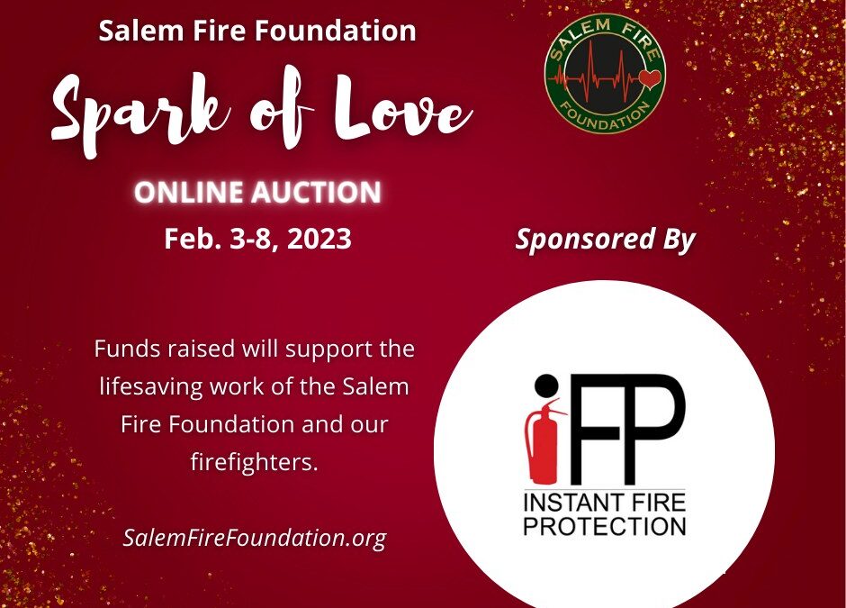 Salem Fire Foundation Spark of Love online auction flyer