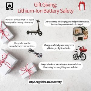 Tips on how to use lithium-ion batteries safely